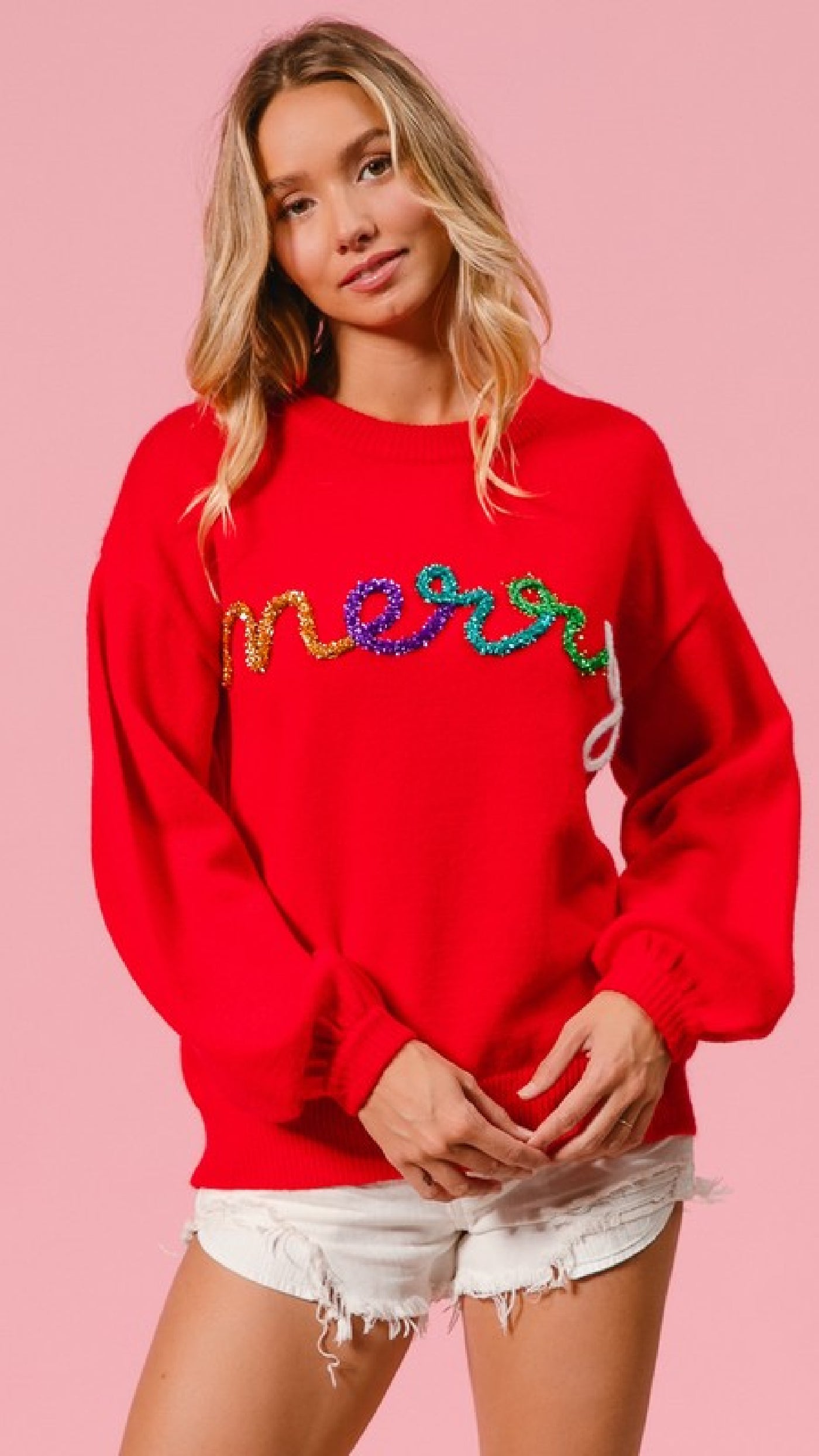 Red Merry Sweater