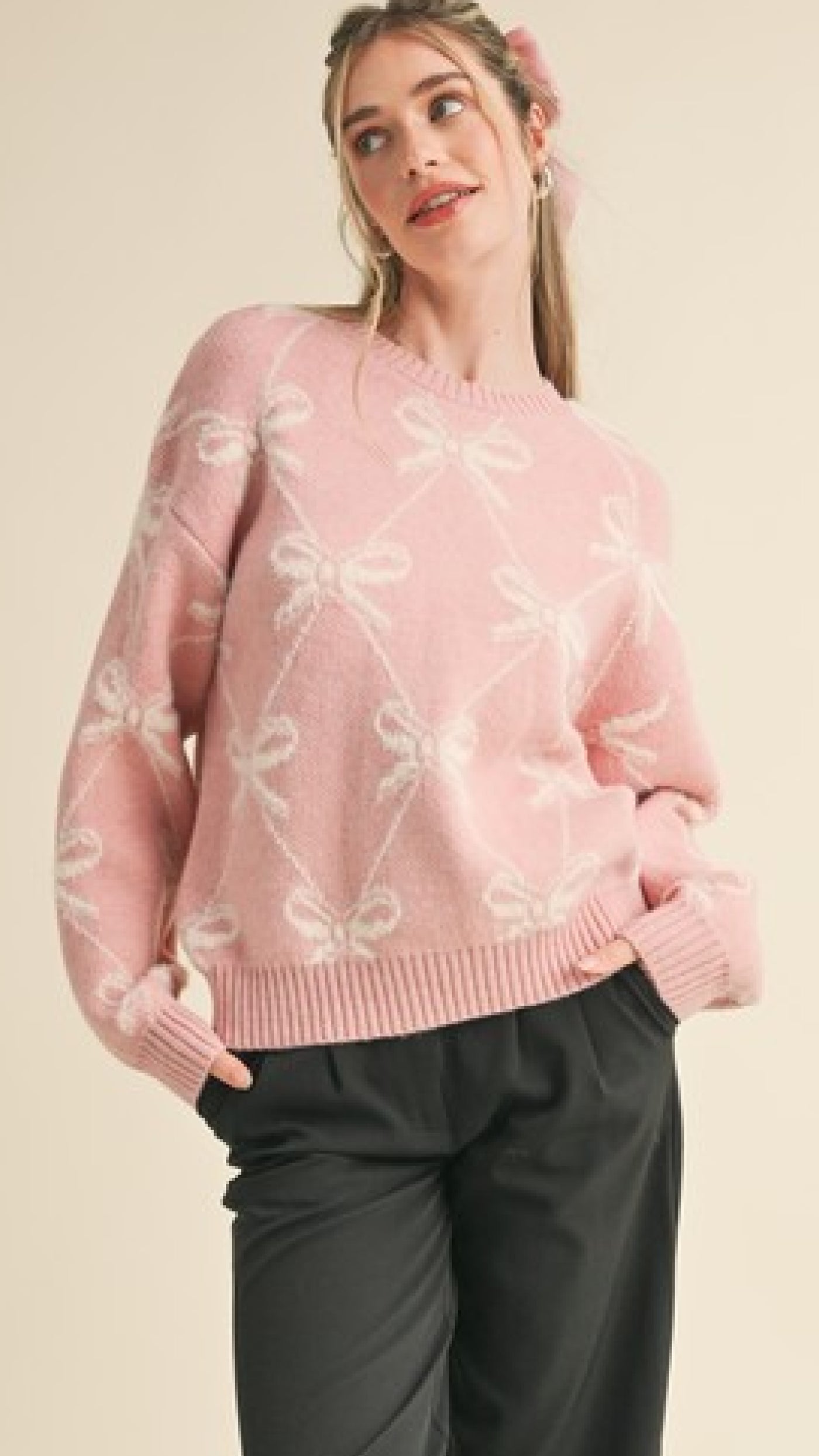 Ribbon and Bows Sweater